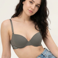 BLS - Cheree Wired And Padded Cotton Bra - Leaf Green