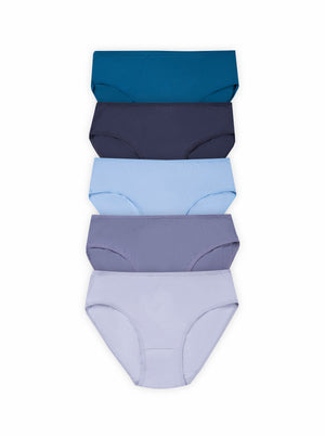 BLS - Clover Mid Rise Cotton Panty - Pack Of 5