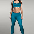BLS Eleanor Padded Sports Bra And Tights Set Green