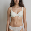 BLS - Emma Wired And Padded Lace Bra Set - Ivory