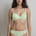 BLS Emma Wired And Padded Lace Bra Set Light Green