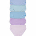 BLS Lilac Mid Rise Cotton Panty Pack Of 5
