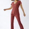 BLS - Misty Viscose Pajama Set - Rust