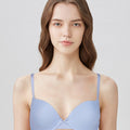 BLS Paza Wired And Padded Cotton Bra Light Blue