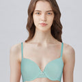 BLS - Paza Wired And Padded Cotton Bra - Sea Green