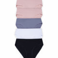 BLS - Pearl Mid Rise Cotton Panty - Pack Of 5