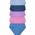 BLS Peony Mid Rise Cotton Panty Pack Of 5