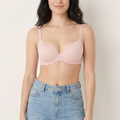 BLS - Pero Wired And Padded Cotton Bra - Pink