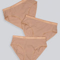 BLS - Pamela Cotton Panty - Skin - Pack Of 3
