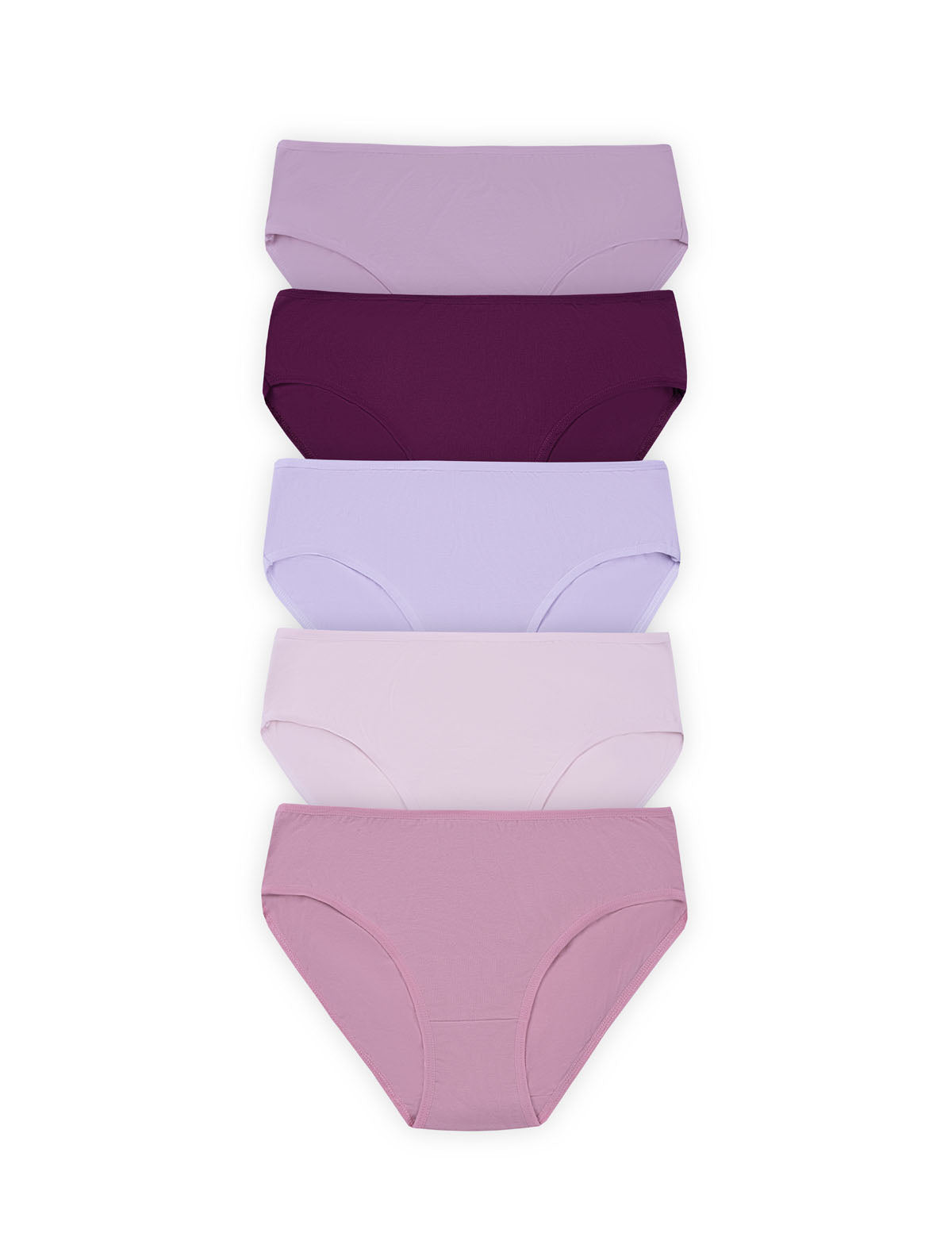 BLS - Rosa Mid Rise Cotton Panty - Pack Of 5