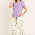 BLS - Violet Viscose Pajama Set