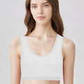 BLS Zalfa Non Padded Cotton Teen Crop Top White