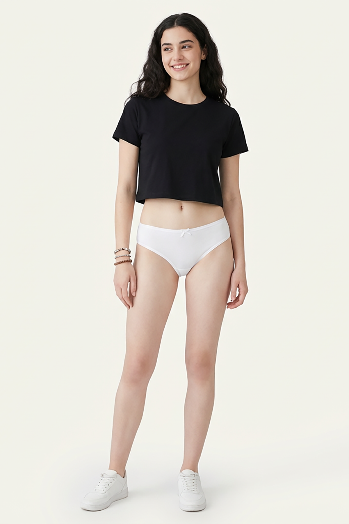 BLS - Zusa Cotton Teen Panty - White