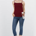 BLS - Colleen Stretchable Cotton Camisole - Bordo