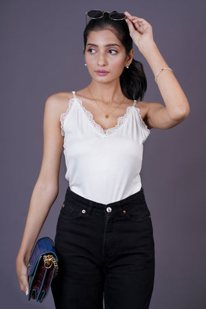 BLS - Ayleen Lace Camisole - White
