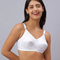 Belleza Lingerie Gentle Classic Cotton Bra - White