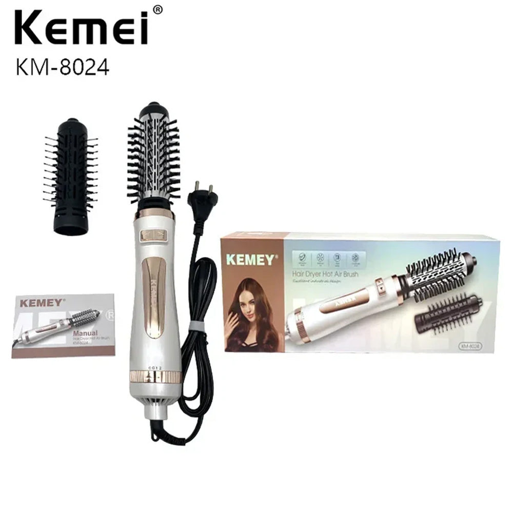 KEMEI HAIR DRYER HOT AIR BRUSH Model KM-8024