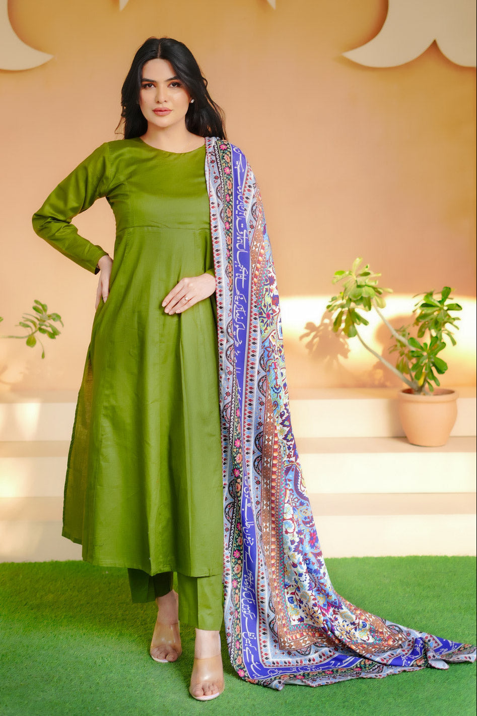 Tng By Md Odhni Collection-Zamana Odhni (Blue)