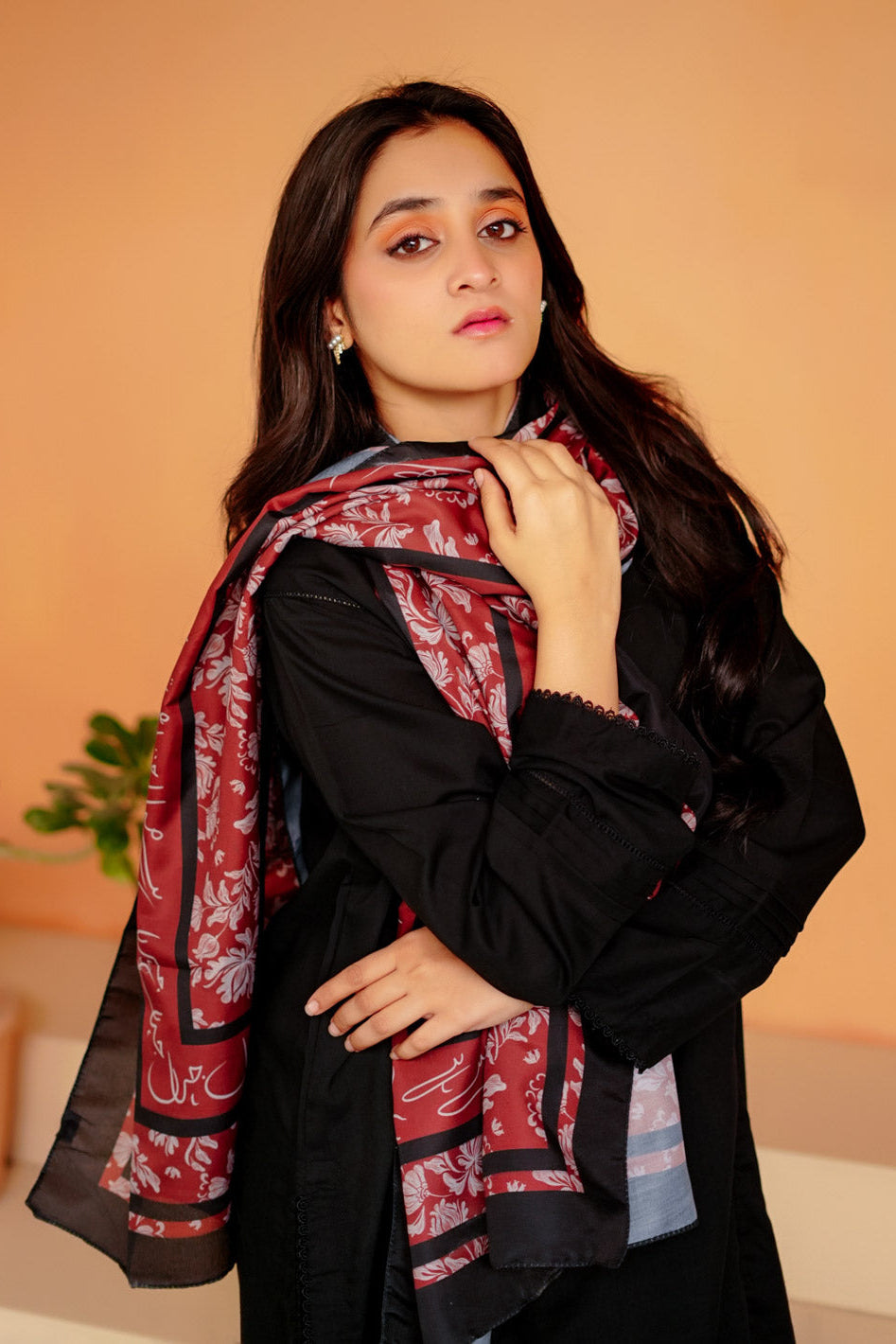 Tng By Md Stole Collection-Chahat Stole (Brown)
