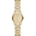 Burberry Gold Stainless Steel Gold Dial Quartz Watch for Ladies - BU9234
