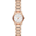 Burberry The City Rose gold Stainless Steel White Dial Quartz Watch for Ladies - BU9204