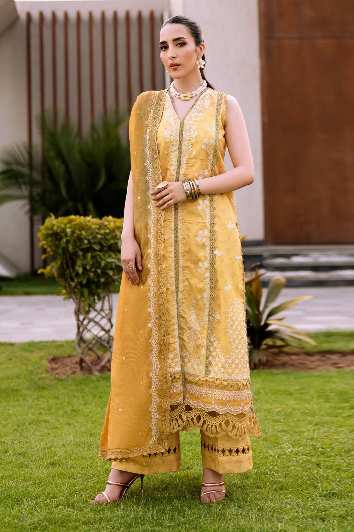 Bon Vivant By Florent Unstitched 3 Piece Lawn Capsule Suit-BV-FL-6