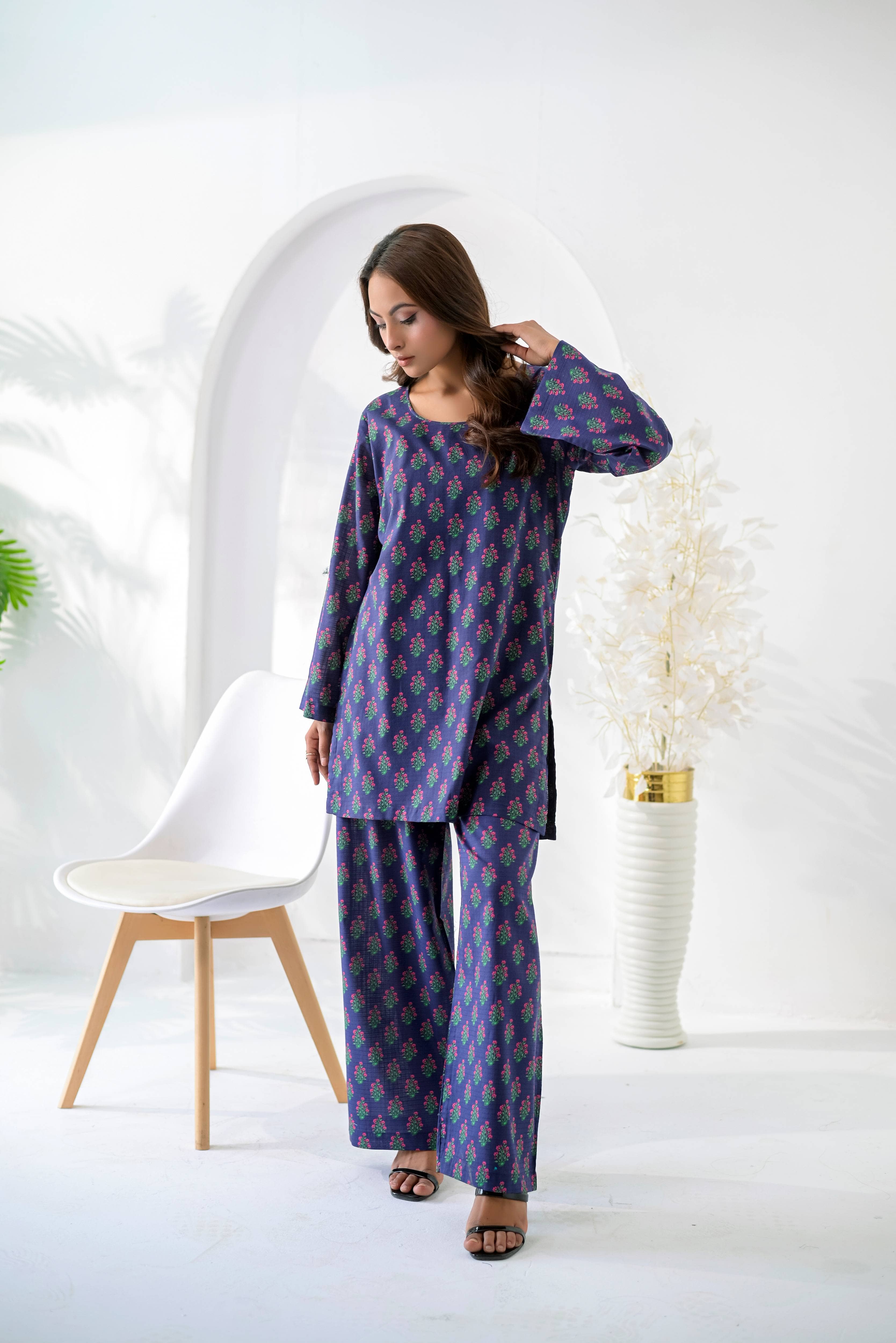 Silcot Stitched 2 Piece Summer Lawn Suit-Zarmin
