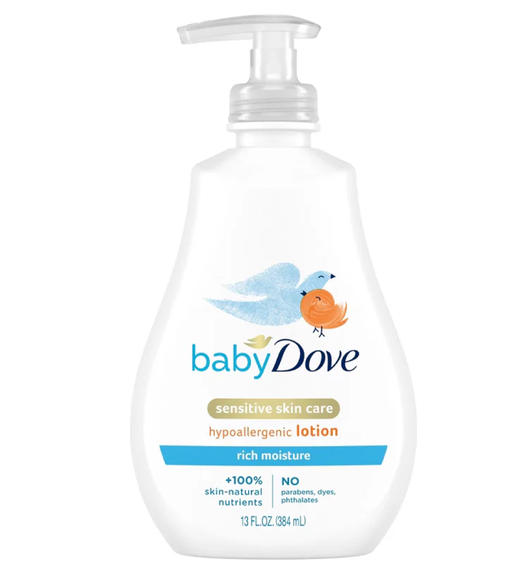 Baby Dove Sensitive Skin Care Rich Moisture Hypoallergenic Lotion
