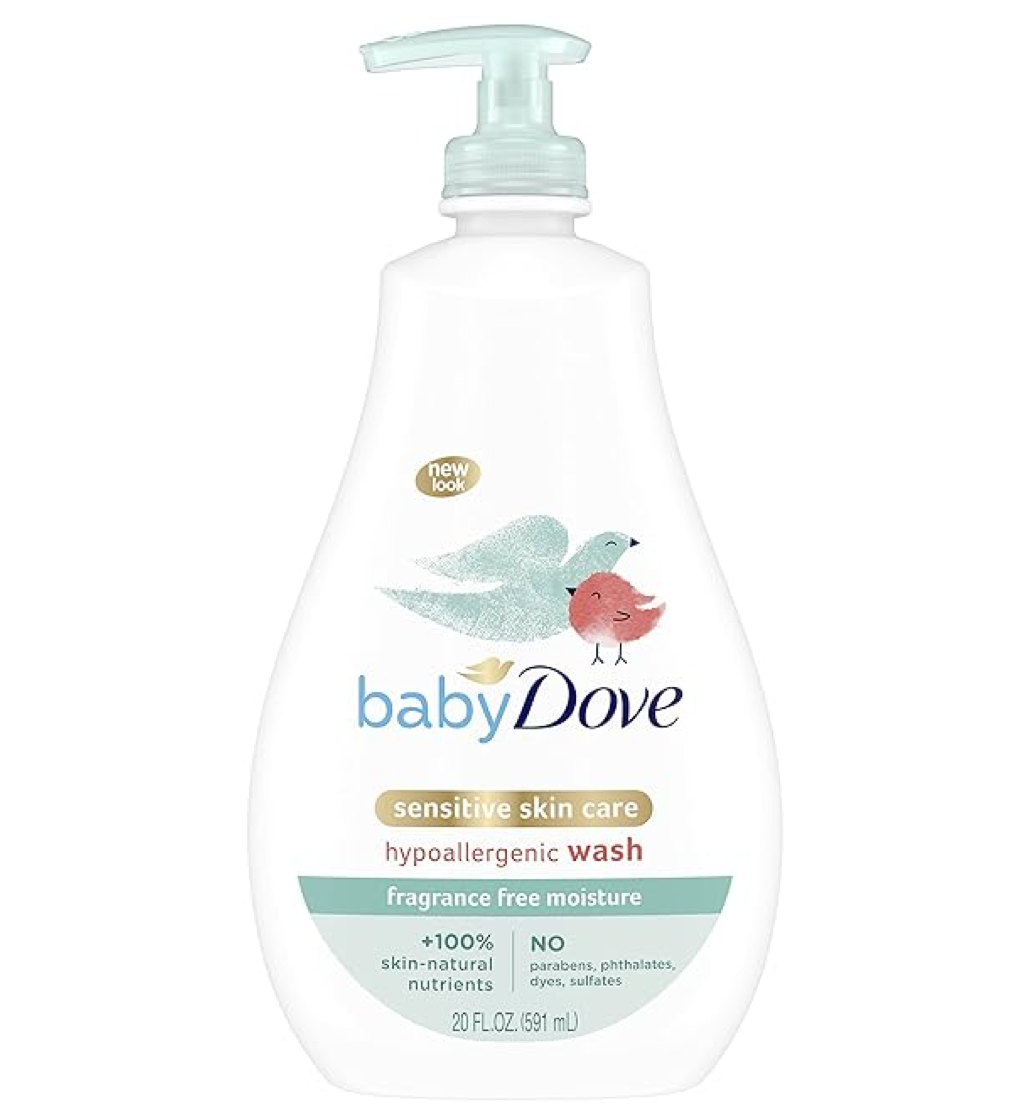 Baby Dove Sensitive Skin Care Hypoallergenic Wash - Fragrance Free