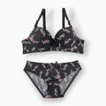 Belleza Lingerie Wire Padded Bra Set - 3346