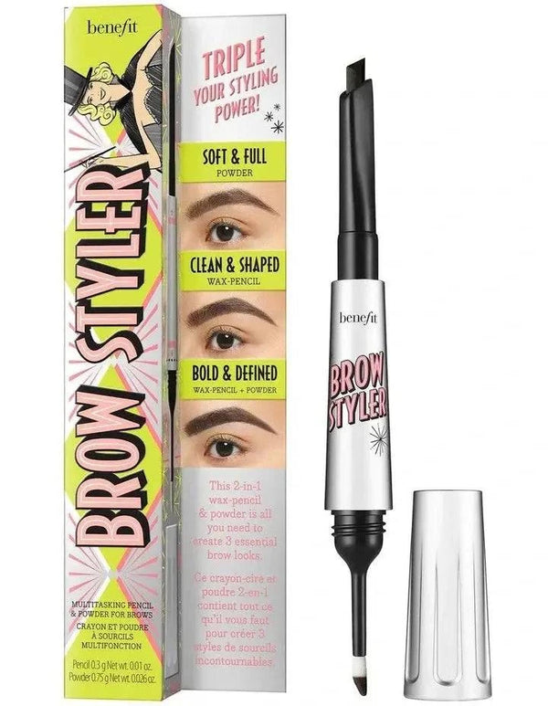 Benefit - Brow Styler Multitasking Pencil & Powder 6 Cool Soft Black - My Store