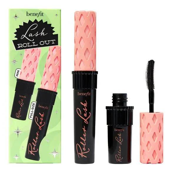 Benefit Lash Roll Out Duo Set- Full Size Roller Lash, Mini Roller Lash - Black - My Store