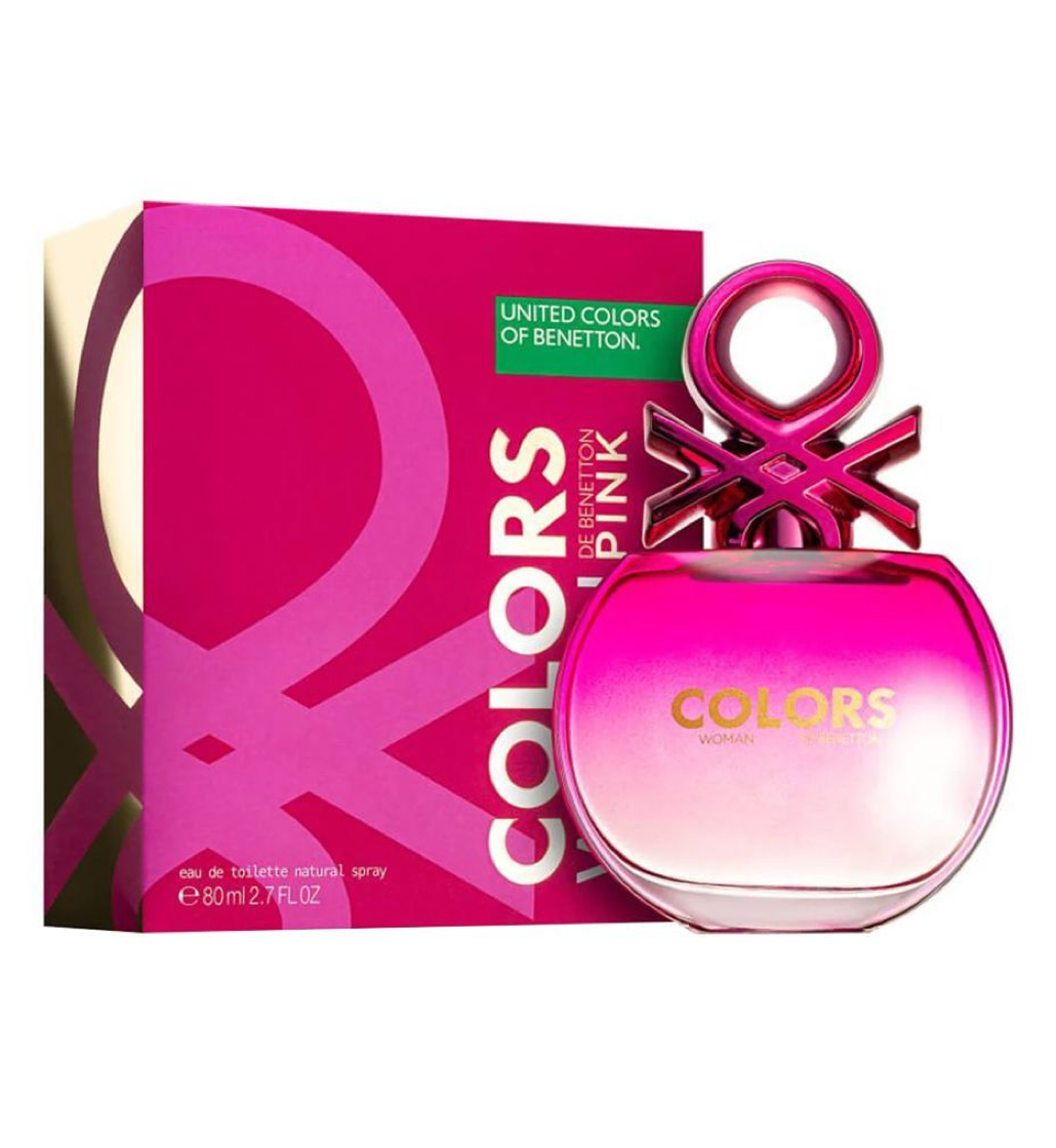 Benetton Colors Pink For Women Eau De Toilette