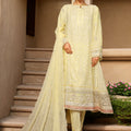 Bin Saeed Stitched 3 Piece Fancy Formals Collection'2025-OMSC-2293-Yellow
