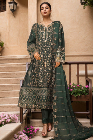 Bin Saeed Stitched 3 Piece Fancy Formals Collection'2025-Owsc-2295-Green