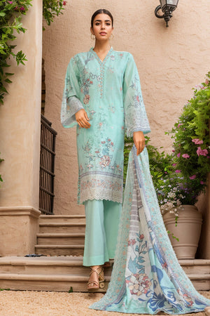 Bin Saeed Stitched 3 Piece Luxury Emb with Emb Dupatta Collection'2025-SM-1994-Mint