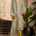 Bin Saeed Stitched 3 Piece Luxury Front Open Cutwork Vol-03 Collection'2025-SM-2157-Lemon