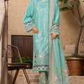 Bin Saeed Stitched 3 Piece Luxury Plain Cotton With Printed Back Vol-02 Collection'2025-NSM-2231-Green
