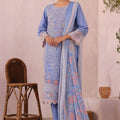 Bin Saeed Stitched 3 Piece Luxury Plain Cotton Collection'2025-LF-2483-Ferozi