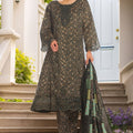 Bin Saeed Stitched 3 Piece Emb Lawn Frock Vol-03 Collection-SM-1634-Green