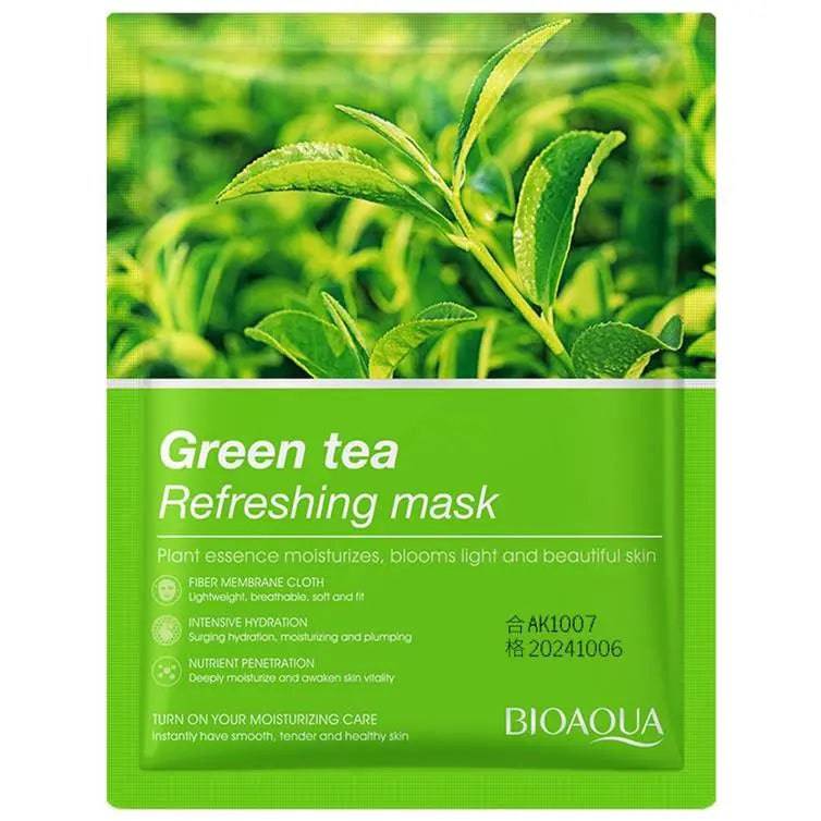 Bioaqua Green Tea Refreshing Mask 25G - 1 PC - My Store