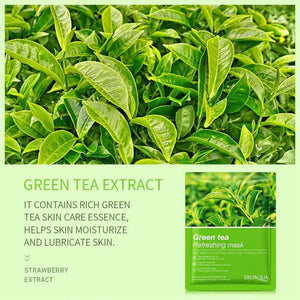 Bioaqua Green Tea Refreshing Mask 25G - 1 PC - My Store