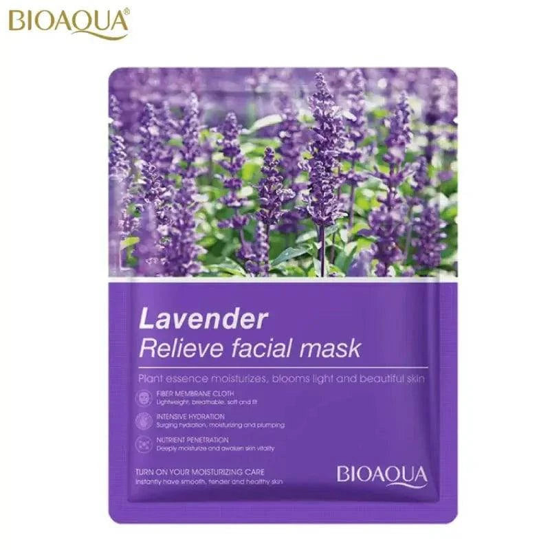 Bioaqua Lavender Relieve Facial Mask 25G - 1 PC - My Store