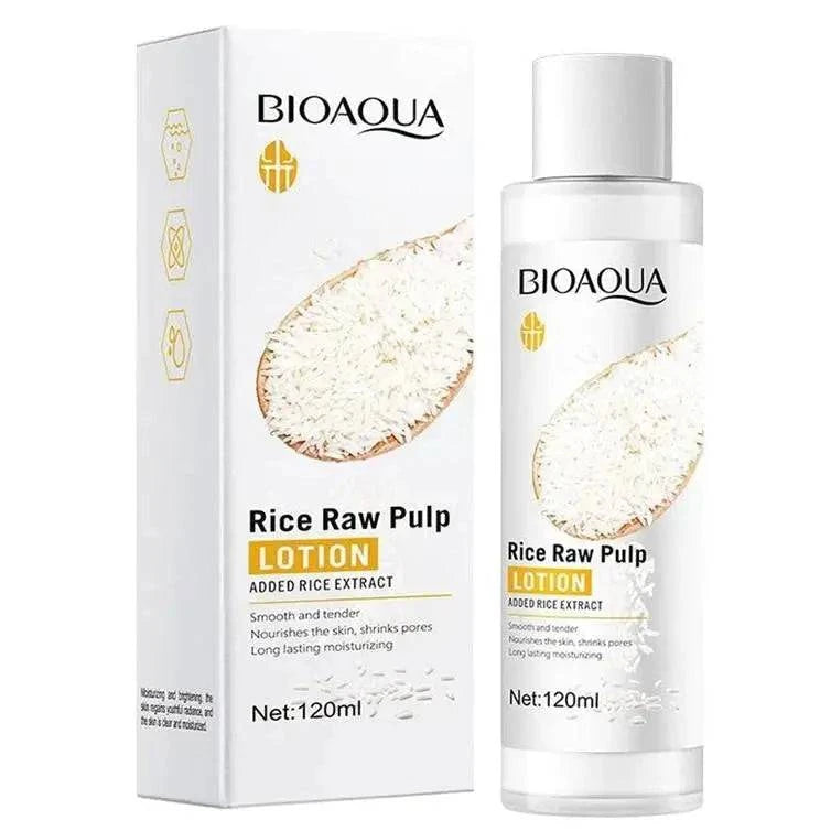 Bioaqua Rice Raw Pulp Lotion 120Ml - My Store