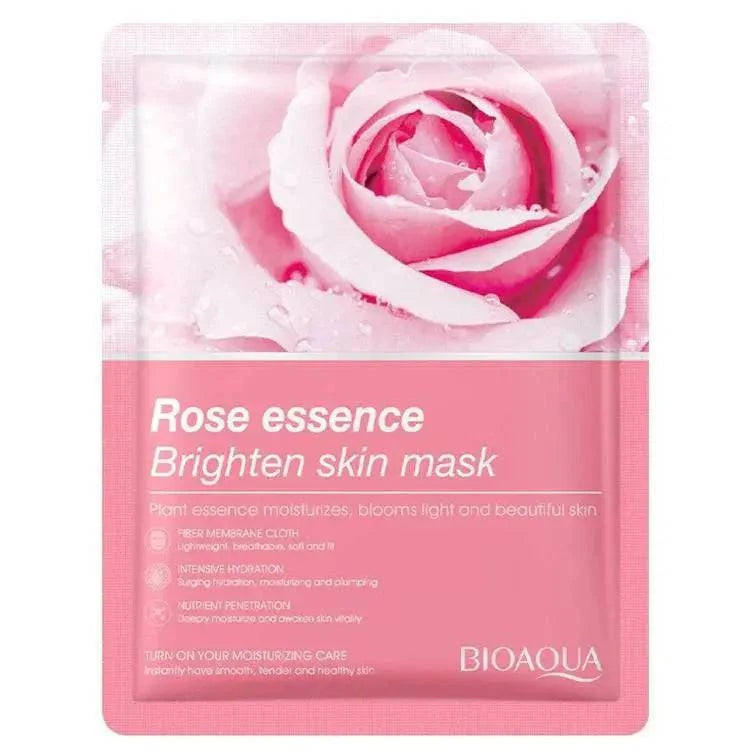 Bioaqua Rose Essence Brighten Skin Mask 25G - 1 PC - My Store