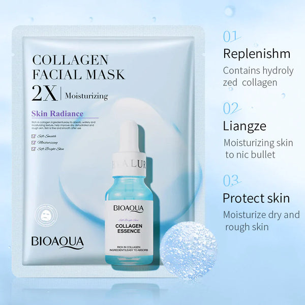 Bioaqua Collagen Facial Mask 2X Moisturizing Skin