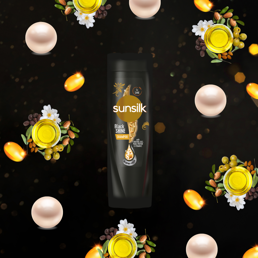 Sunsilk Shampoo Black Shine - 360Ml