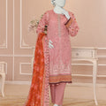 Almeerah Unstitched 3 Piece Emb Cutwork Lawn Vol-01 Collection'2025-Blush Petals