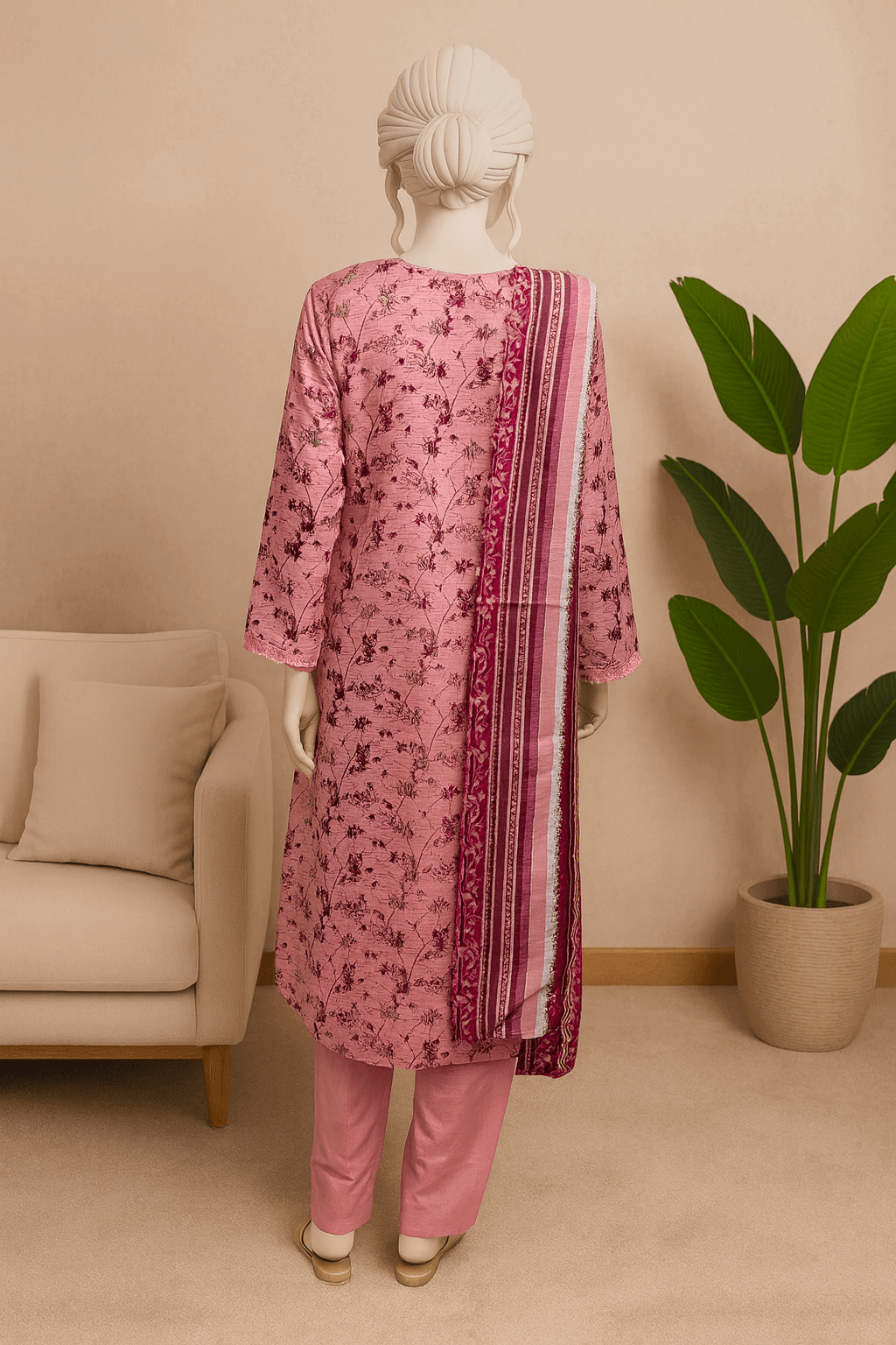 Almeerah Unstitched 3 Piece Luxe Summer Collection'2025-Blush Pink Aura