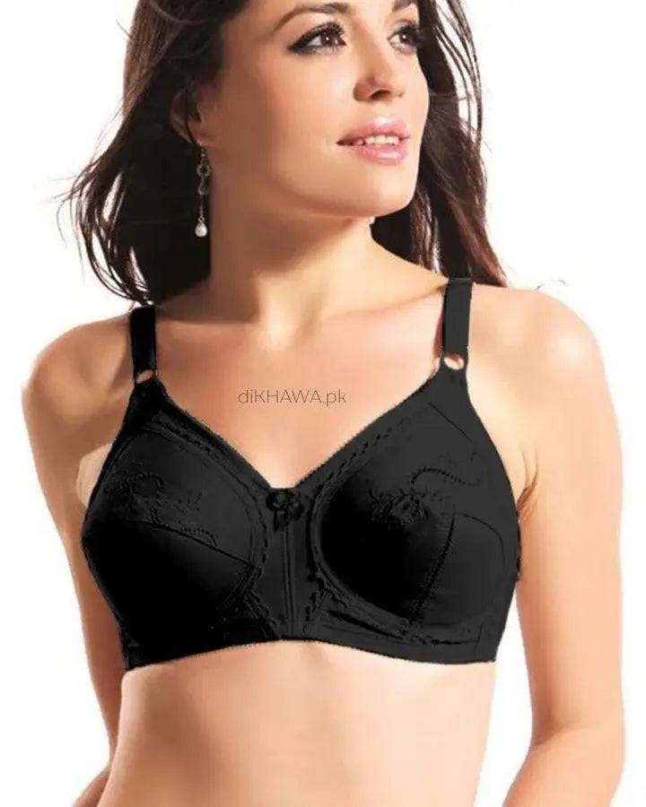 Body Girl - Sensation Cotton Black Bra - Cup B - My Store